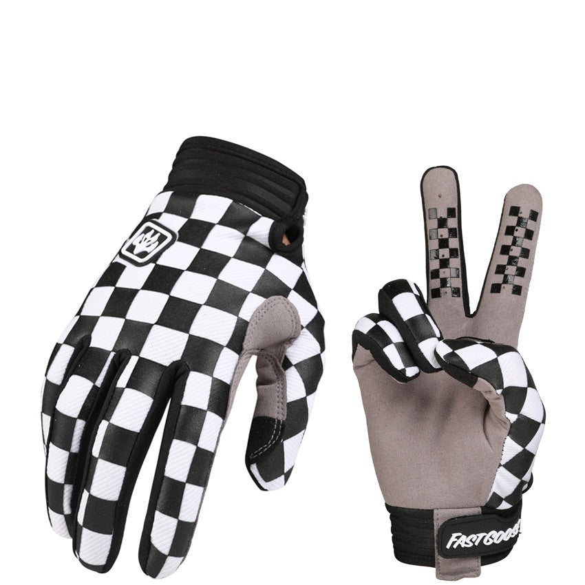 Chessboard Touch Screen Motorcycle Bicycle Gloves